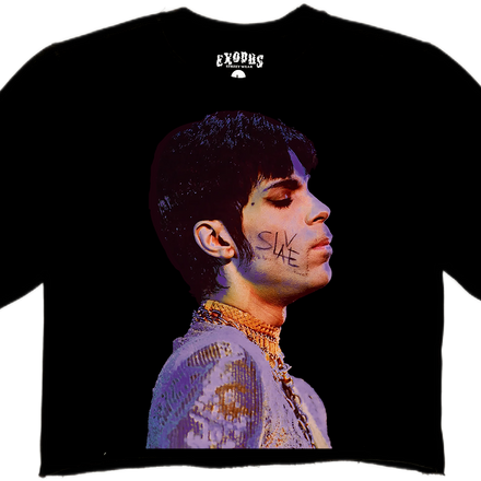 Purple Prince Tee in Black