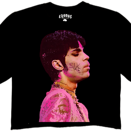 Pink Prince Tee in Black